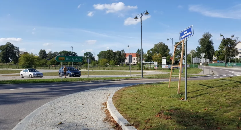 Zdjęcie ronda w Supraślu/ DDB