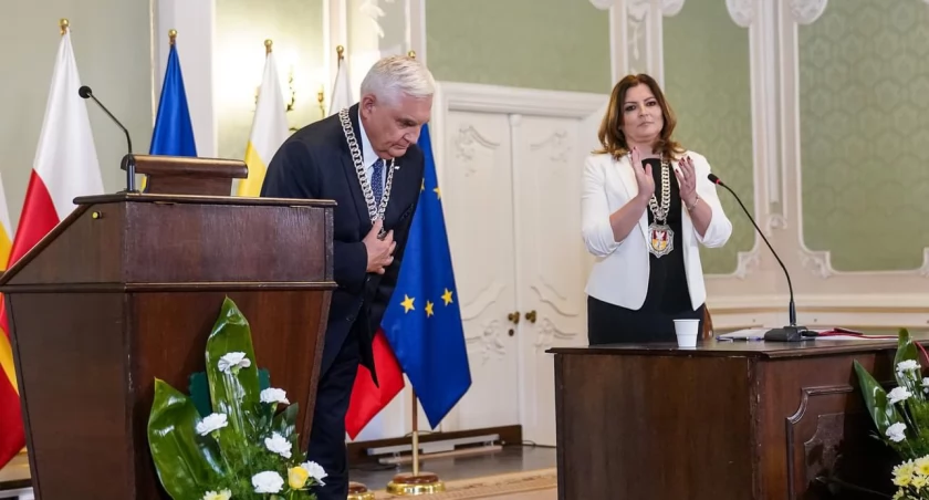 Zdjęcie Tadeusza Truskolaskiego i Katarzyny Jamróz/ Twitter.com Miasto Białystok
