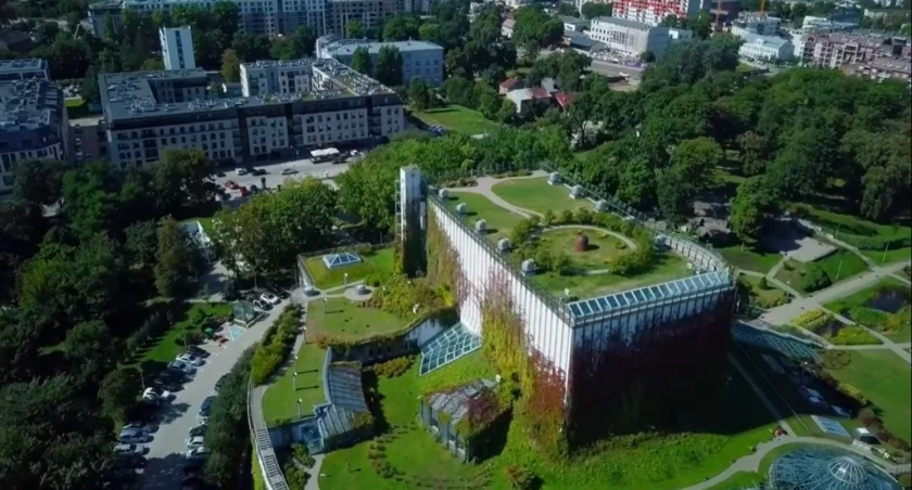 Zdjęcie opery podlaskiej z lotu ptaka/ podlaskie.eu