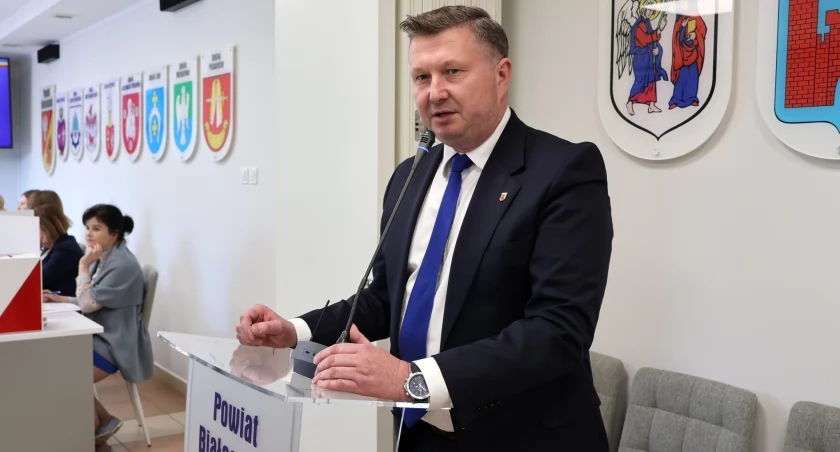Zdjęcie Jana Perkowskiego starosty powiatu białostockiego/ Facebook.com Powiat Białostocki