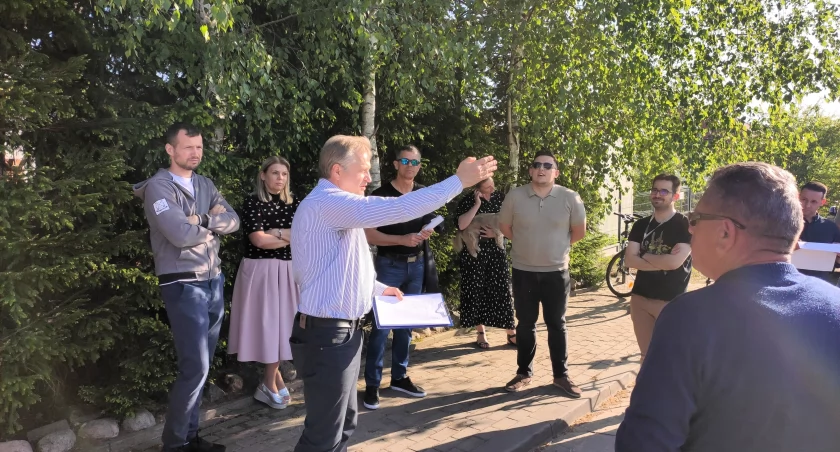 Zdjęcia ze spotkania mieszkańców w Kleosinie / Foto: Piotr Walczak