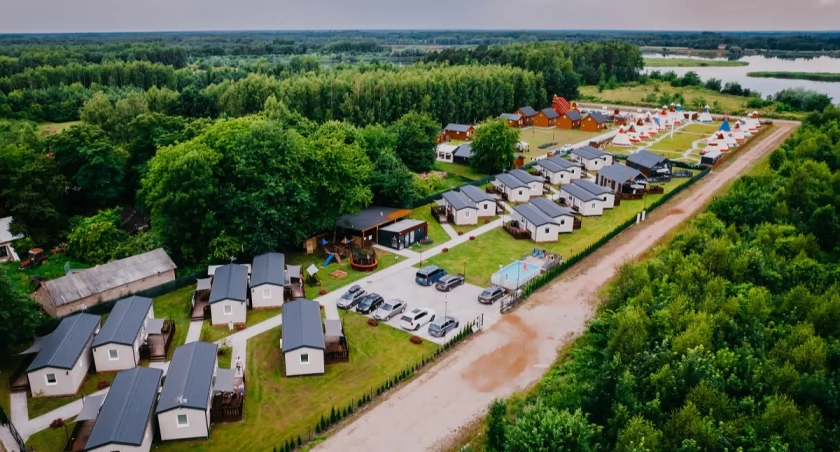Zdjęcie ośrodka z lotu ptaka