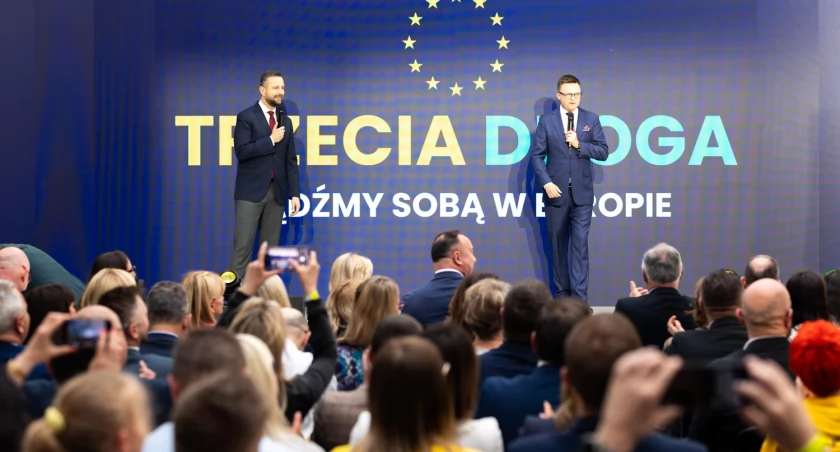 Zdjęcie Władysława Kosiniaka-Kamysza i Szymona Hołowni/ PSL