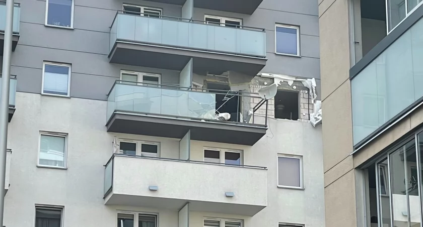 Zdjęcie bloku, w którym doszło do eksplozji/ nadesłane przez czytelniczkę