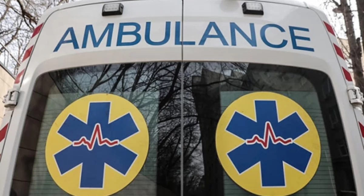 Zdjęcie ukraińskiego ambulansu/ Twitter.com Ukrinform