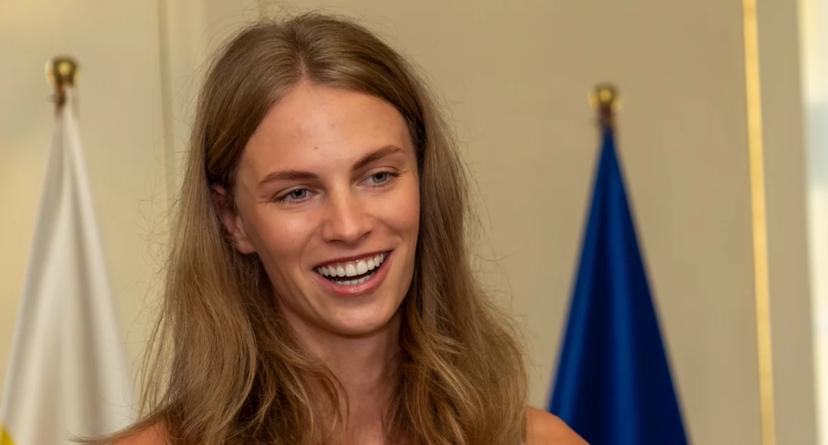 Natalia Maliszewska - nowa ambsadorka białostockiego sportu. Fot. UM Białystok. 
