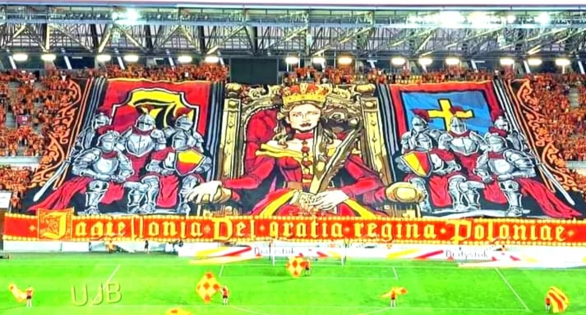 Fot. Jagiellonia.pl Oprawa na meczu Jagiellonii