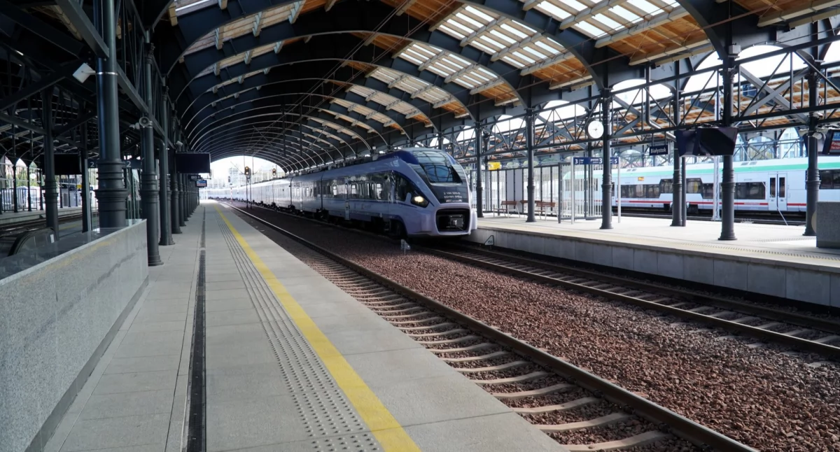 Zdjęcia stacji kolejowej w Białymstoku / Foto: PKP PLK
