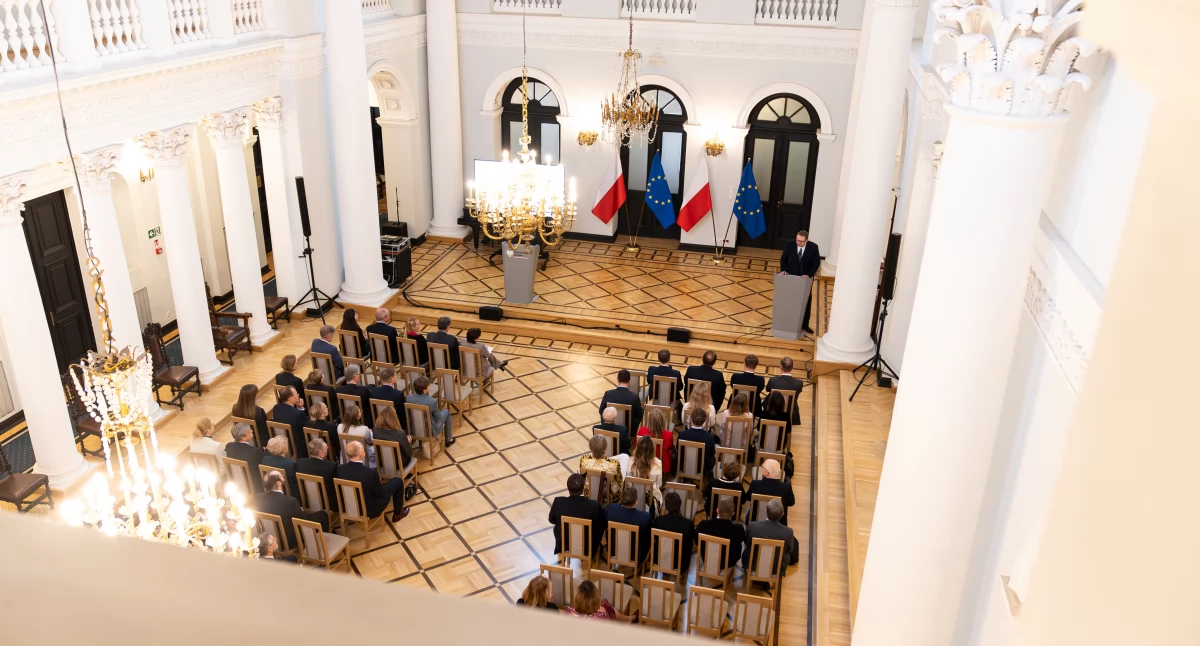 Zdjęcie z uroczystości wręczenia nagród / Foto: gov.pl