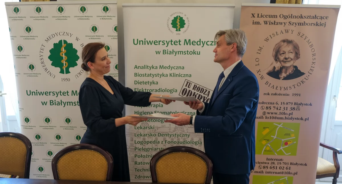 Barbara Kalinowska i Adrian Chabowski / Fot. UMB