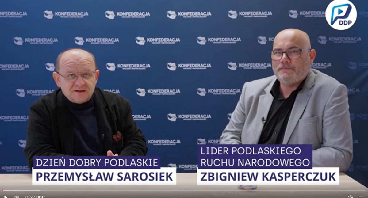 Zbigniew Kasperczuk: Tak mówi druga siła w województwie podlaskim! (WIDEO)