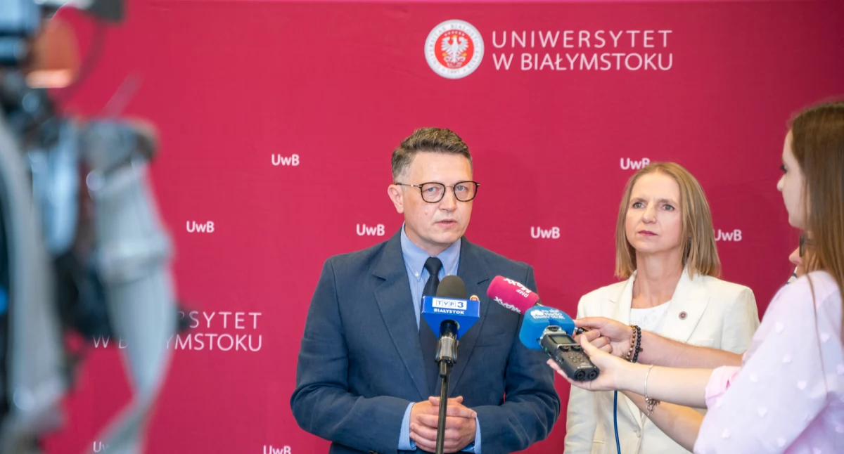  Rektor UwB, prof. dr hab. Mariusz Popławski / Fot. Maciej Skindzier/UwB