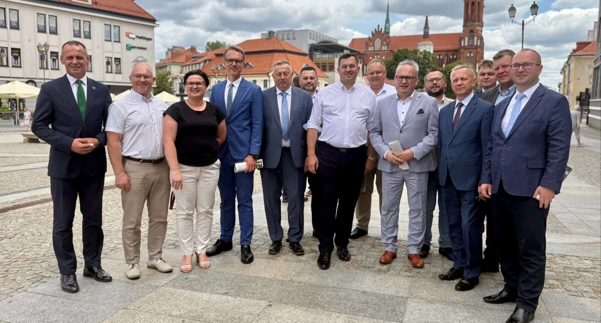 Przedstawiciele PSL na Rynku Kościuszki / Fot. PSL
