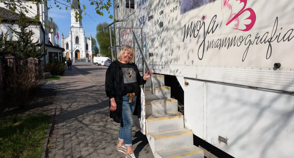 Mammobus w Supraślu / Fot. Podlaski NFZ