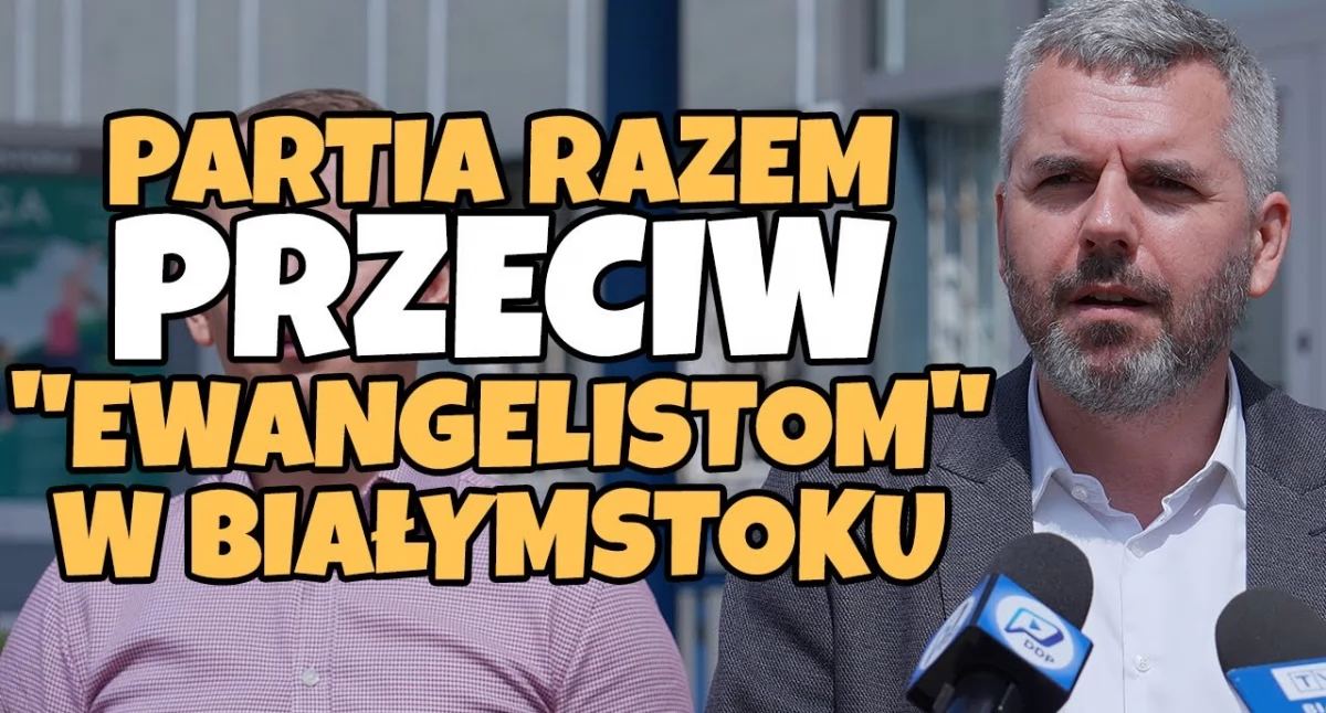 Razem kontra egzorcyści. Działacze chcą spokoju na Rynku Kościuszki (WIDEO)