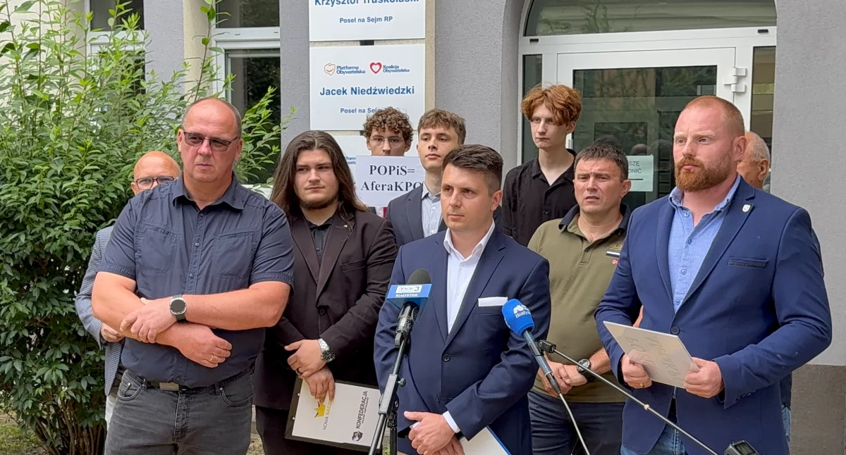 Briefing prasowy Nowej Nadziei w Białymstoku / Fot. mat. pras.