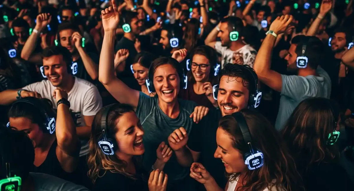 Artykuł Sponsorowany, Silent Disco Warszawie Twoja impreza najwyższym poziomie Super Silent Disco! - zdjęcie, fotografia