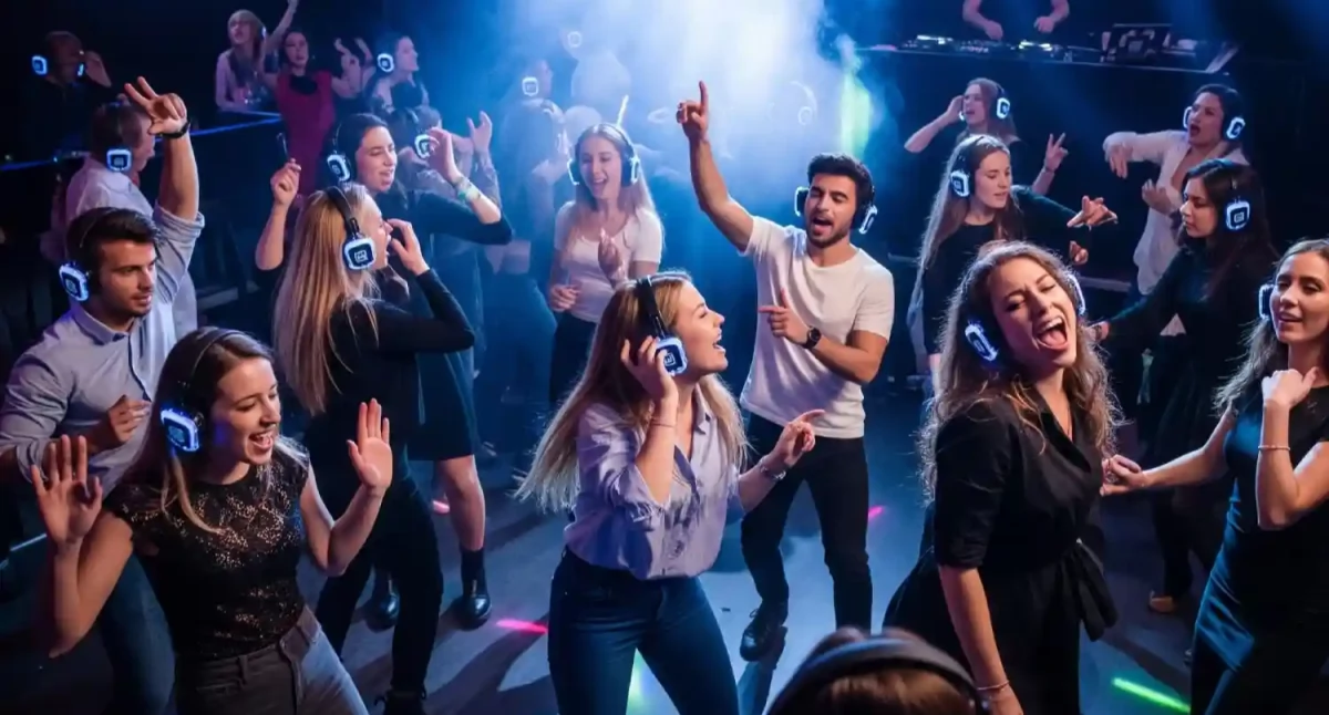 Artykuł Sponsorowany, Silent Disco Kraków zorganizować imprezę którą goście zapamiętają długo - zdjęcie, fotografia