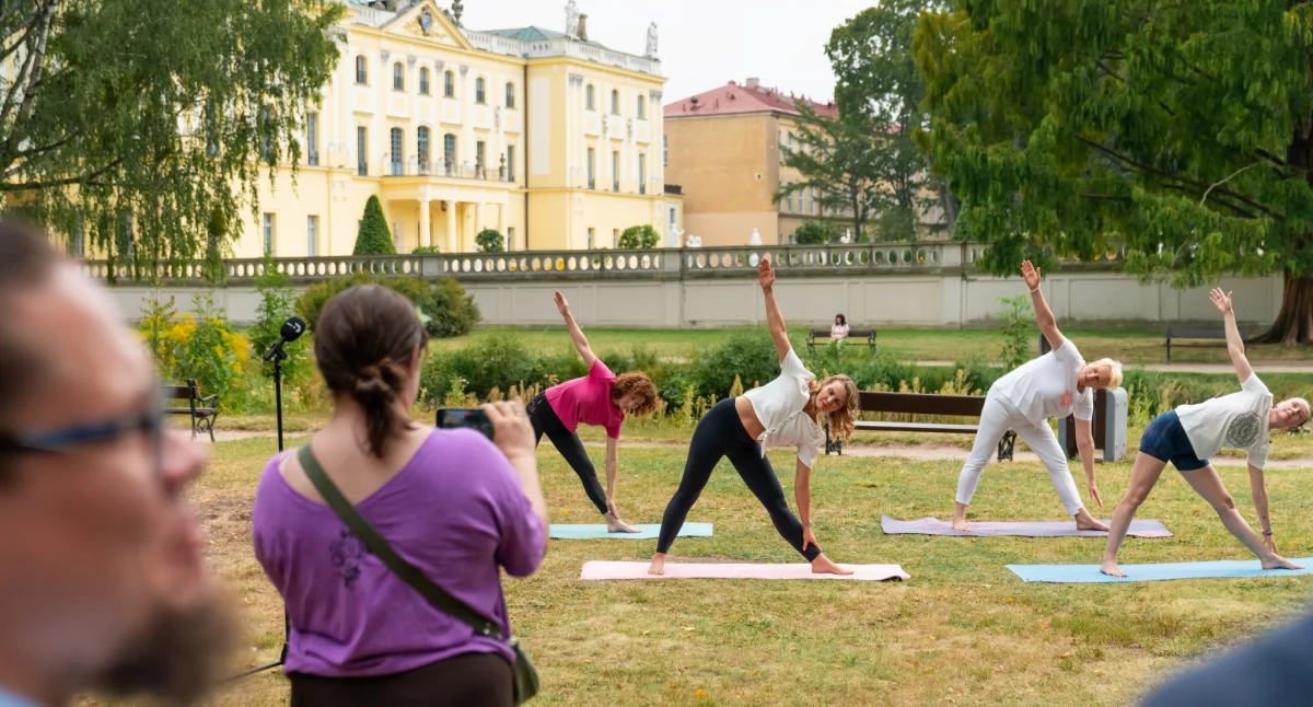Trening jogi / Fot. UM w Białymstoku