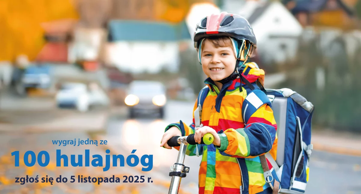 Można wylosować 100 hulajnóg elektrycznych. Sprawdź jak? / Plakat imperezy 
