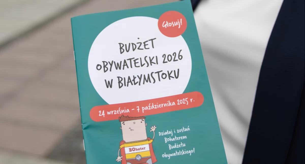 Zdjęcie promujące inicjatywę Budżetu Obywatelskiego / Fot. UM w Białymstoku