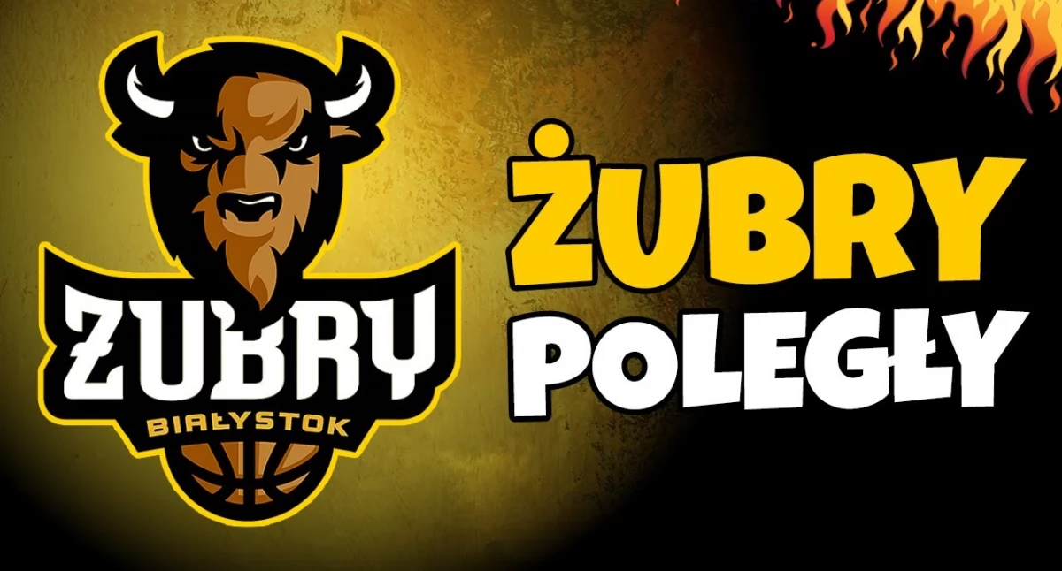 Historyczny mecz Żubrów. Białostoczanie polegli, bo 10 minut dobrej gry to za mało (WIDEO)