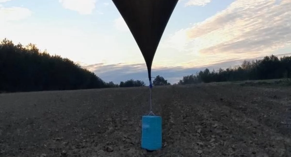 Podlaska granica w chmurach: balony z papierosami nadciągają jeden za drugim