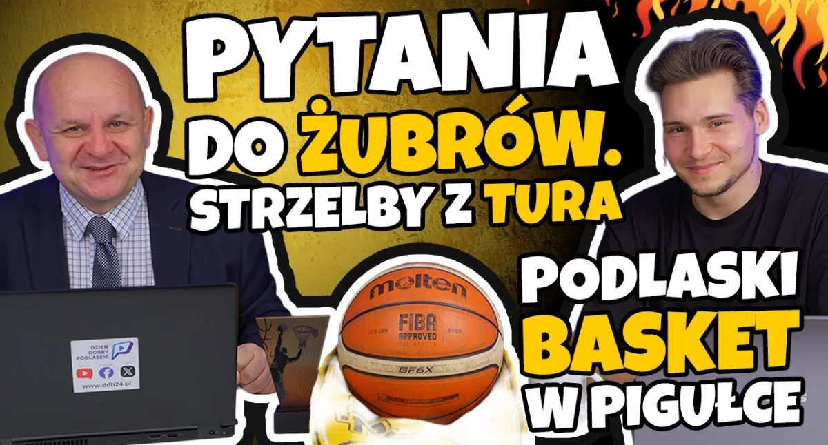 PODLASKI BASKET w PIGUŁCE (odcinek 2): Pytania do Żubrów. Strzelby z Tura (WIDEO)