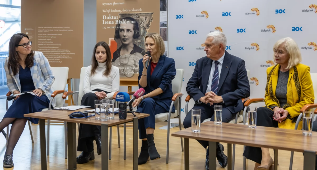 Zdjęcie z konferencji prasowej nt. obchodów jubileuszu / Fot. UM w Białymstoku