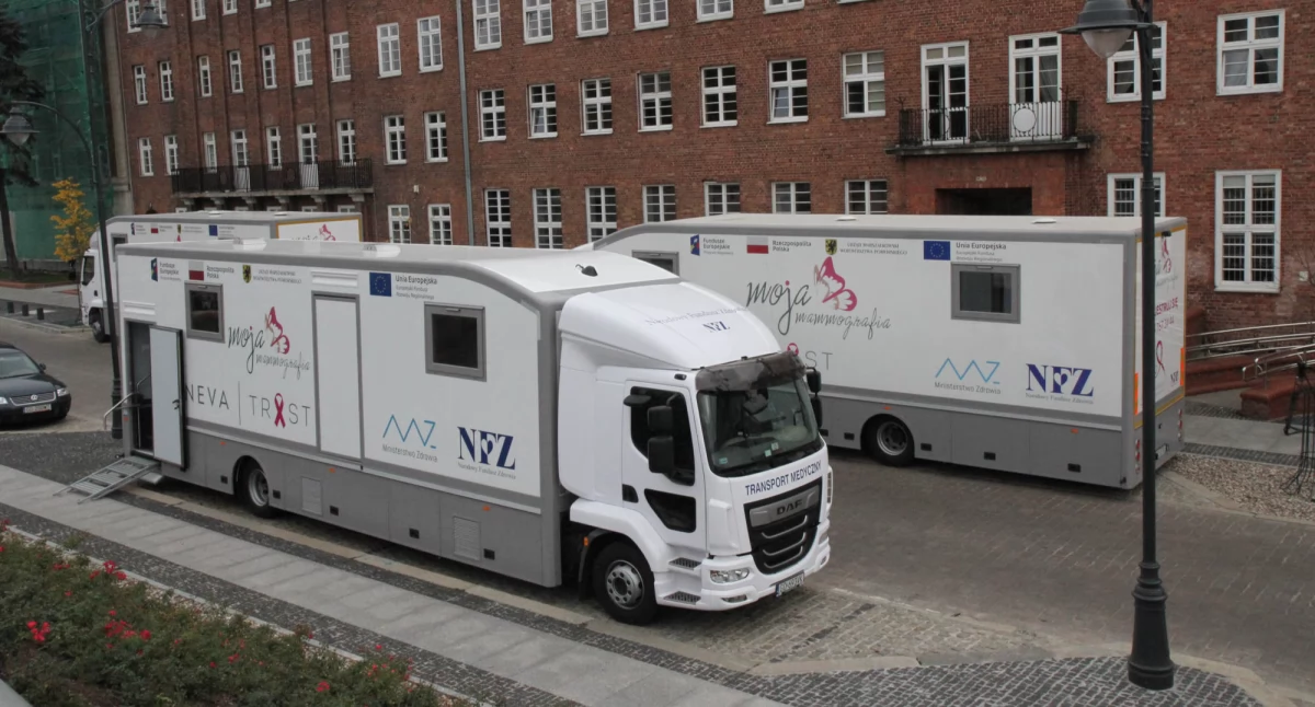 Twoje życie w kwadrans - mammobusy w Supraślu i Sokółce. Nie przegap bezpłatnego badania