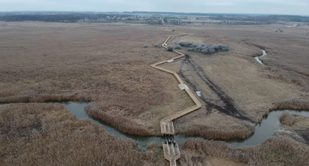 Kładka Waniewo-Śliwno znowu zaprasza. Podlaska atrakcja otwarta dla turystów