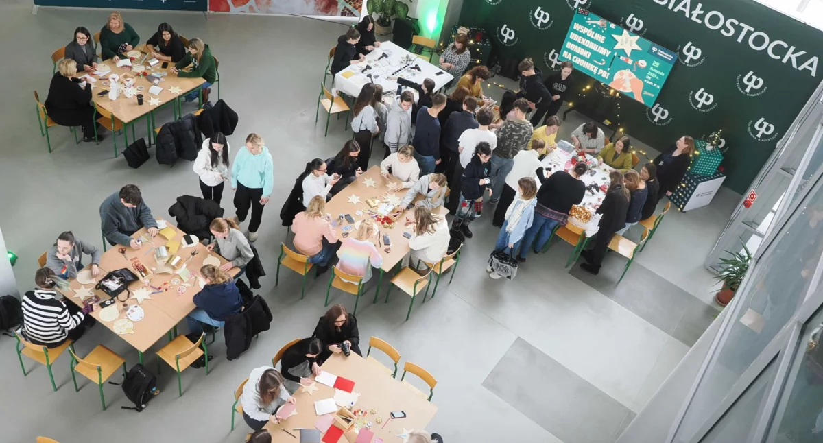 Przystrajanie bombek / Fot. Jerzy Doroszkiewicz/PB