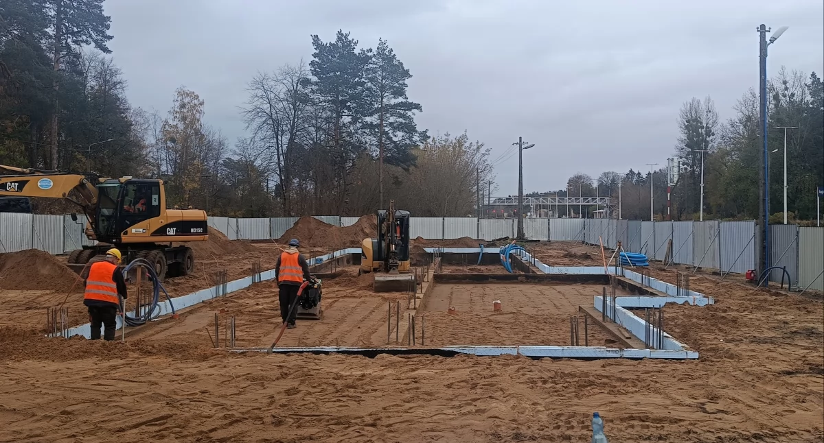 Zdjęcie z budowy / Fot. PKP PLK SA