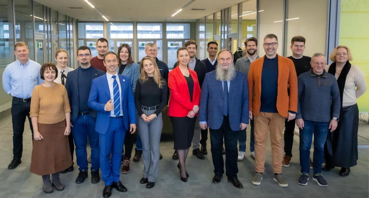 Przedstawiciele konsorcjum projektu SKILLBRIDGE / Fot. Iryna Mikhno/PB