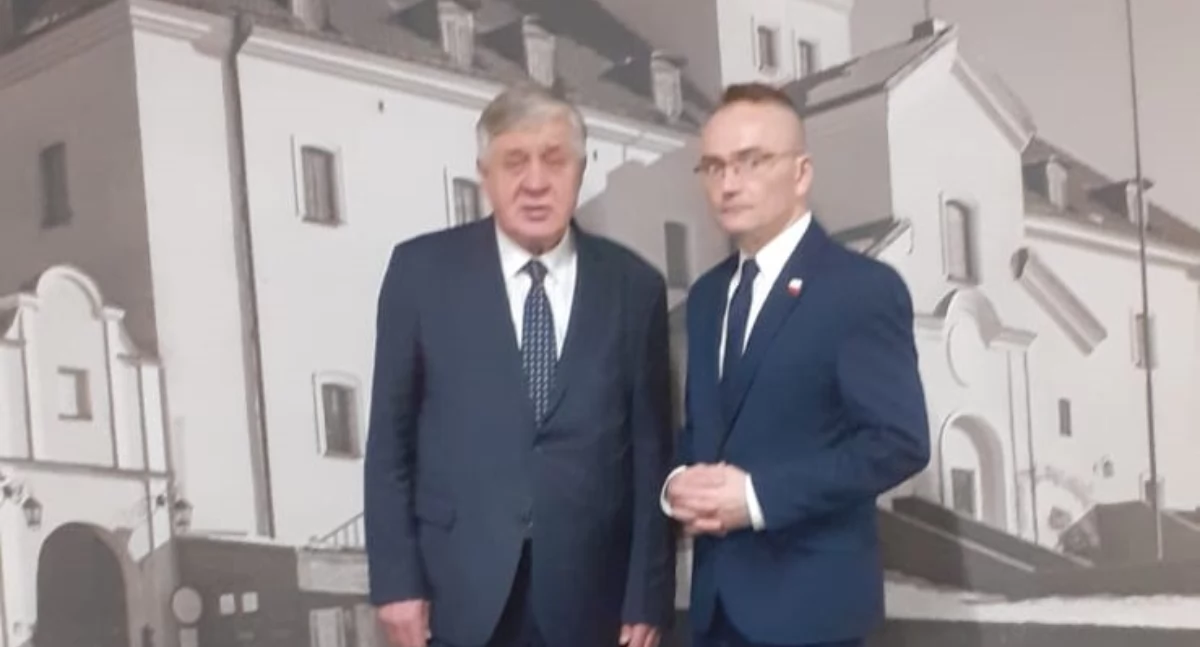 Krzysztof Jurgiel (z lewej) z Markiem Wochem