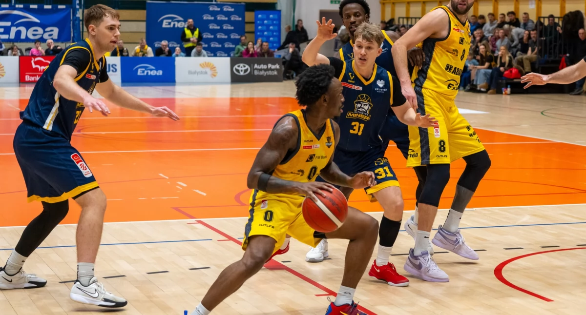 Fot. R. Kasabuła / Samajae Haynes-Jones i Wiktor Kowalenko przeciw Miners Katowice zagrali dobre spotkanie 