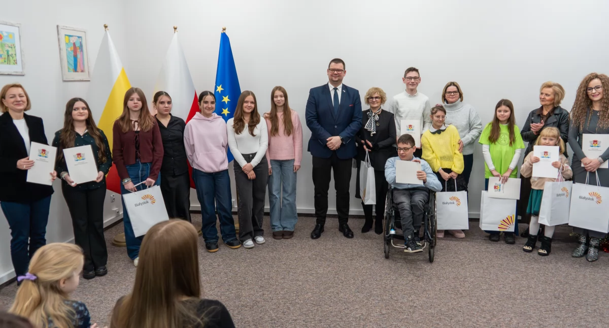 Zdjęcie ze spotkania podsumowującego konkurs / Fot. UM w Białymstoku