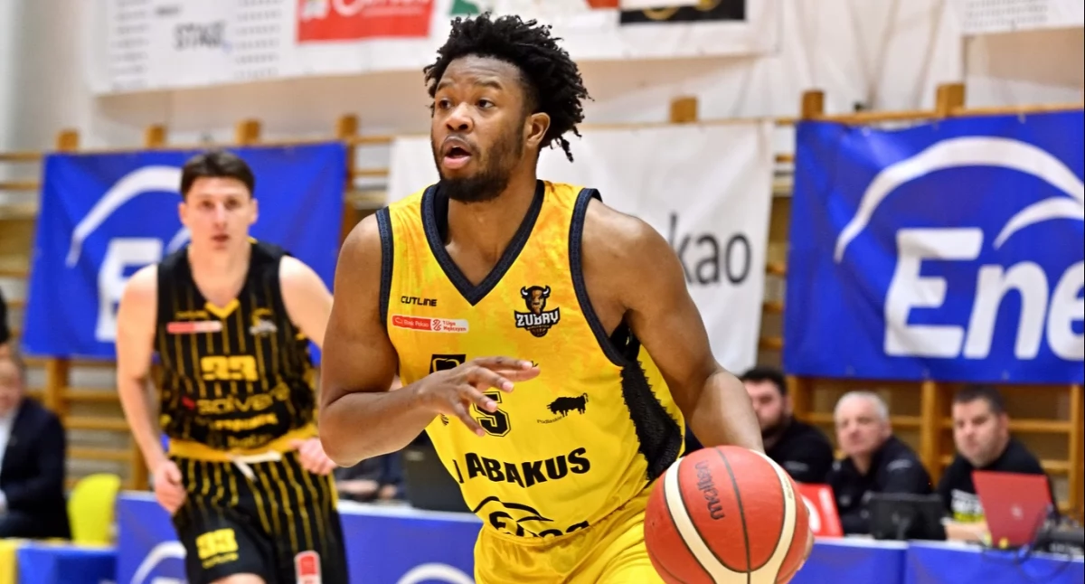 fot. Fb Żubry Białystok / Myles Douglas w Lesznie był cieniem lidera 