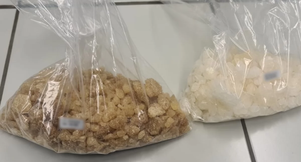 Zatrzymana substancja / Fot. KAS