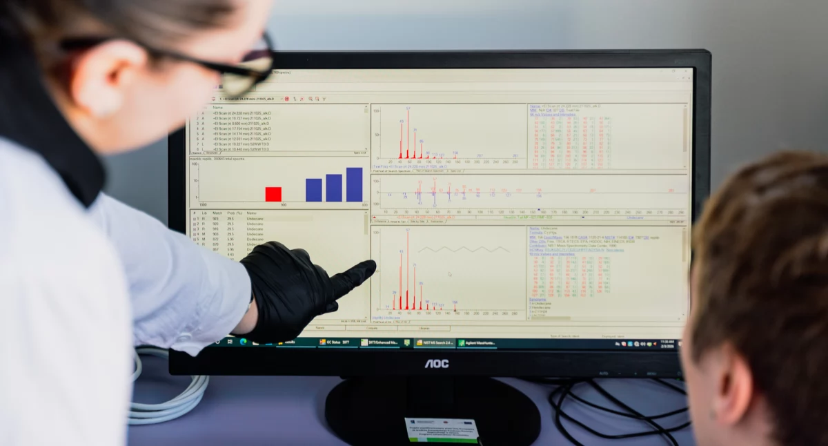 Sesja chemii kryminalistycznej / Fot. UwB