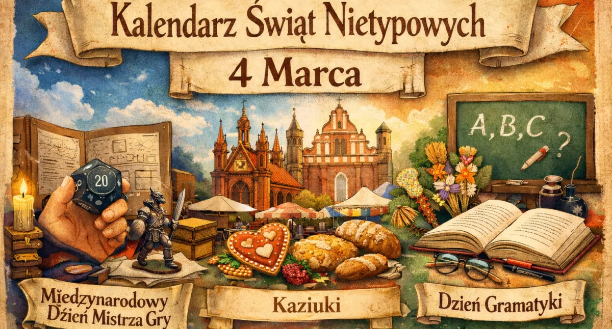 Styl życia, Marca Międzynarodowy Dzień Mistrza Kaziuki Dzień Gramatyki - zdjęcie, fotografia