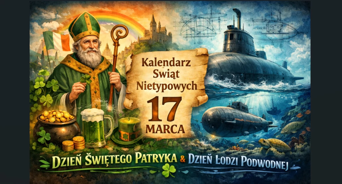 Styl życia, Marca dzień pełen niezwykłych świąt zielonych parad tajemnice głębin (Kalendarz Świąt Nietypowych) - zdjęcie, fotografia