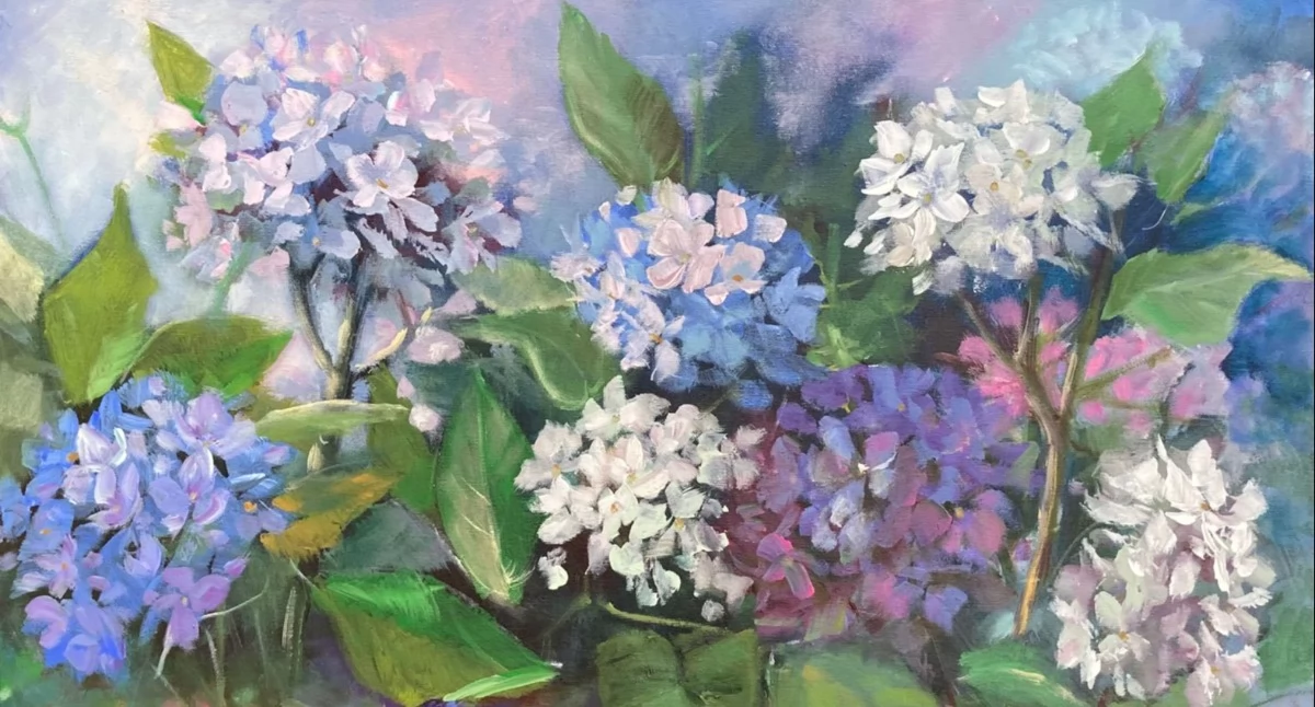 Imprezy kulturalne, Anioły leśne szepty Elżbieta Barbara Stelmaszuk wystawi obrazy Łapach - zdjęcie, fotografia