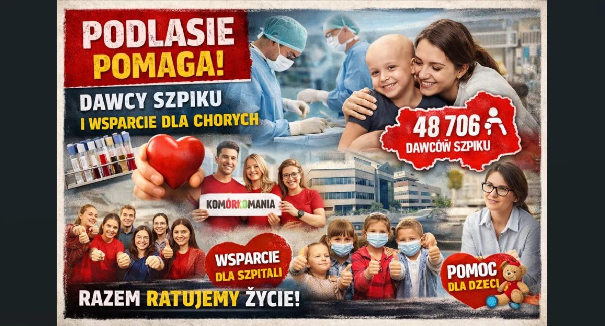 Zdrowie, Podlasie solidarnie życia Coraz więcej dawców realne wsparcie pacjentów - zdjęcie, fotografia