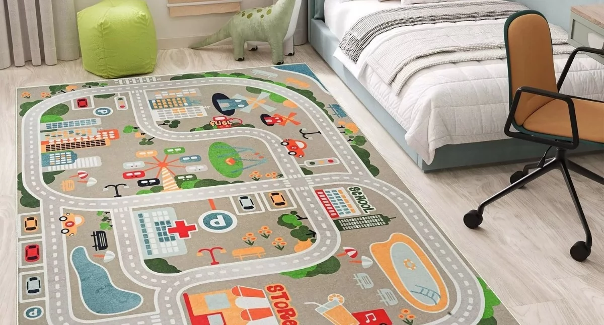 Artykuł Sponsorowany, Przygoda Zabawa Jednym Kolorowy Świat Dywanów Dziecięcych Kolekcji Cardiff - zdjęcie, fotografia