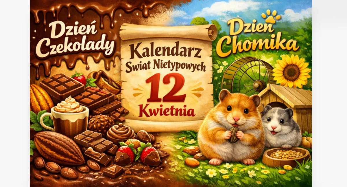 Styl życia, Kwietnia Słodkie puchate święto niezwykły dzień czekolady chomika - zdjęcie, fotografia
