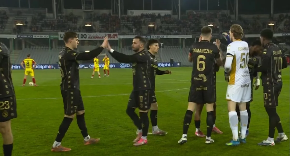 Jagiellonia, Remis Kielcach Była walka było momentów - zdjęcie, fotografia