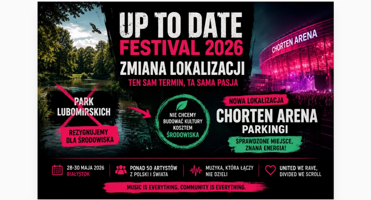 Imprezy kulturalne, Festival zmienia lokalizację Organizatorzy stawiają ekologię odpowiedzialność - zdjęcie, fotografia