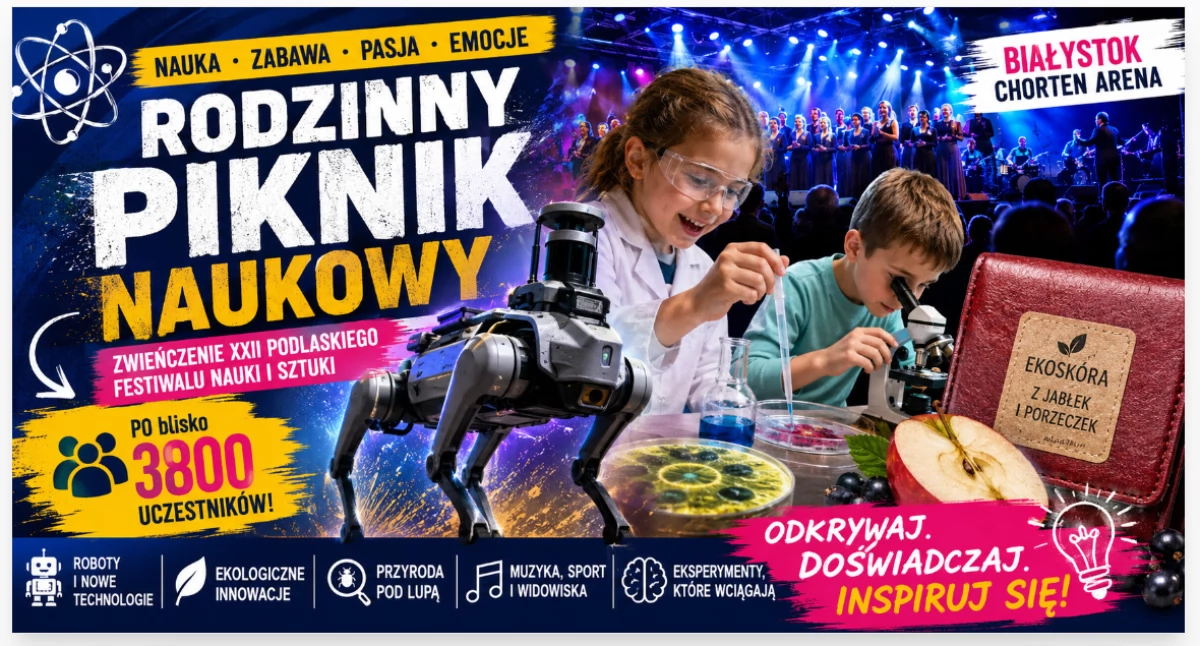 Imprezy kulturalne, Nauka roboty wielkie emocje Rodzinny Piknik Chorten Arenie - zdjęcie, fotografia