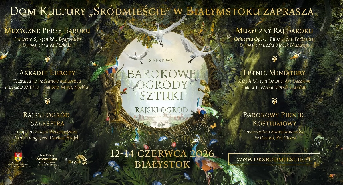 Imprezy kulturalne, Rajski sercu Białegostoku Nadchodzą Barokowe Ogrody Sztuki! - zdjęcie, fotografia